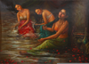 Ganges Bathing Photos Image