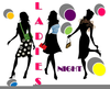 Free Girls Night Out Clipart Image