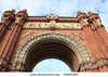 Stock Photo Triumph Arch Arc De Triomf Barcelona Spain Image