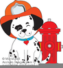 Dalmation Wagging Tail Clipart Image