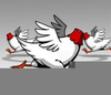 Chicken With Its Head Cut Off Clipart Image