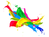 Paint Splash Colors Design Image