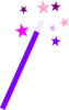 Small Magic Wand Clip Art