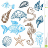 Aquatic Life Clipart Image