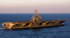 Uss Ronald Reagan (cvn 76) Exits The Chesapeake Bay Image