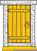 Free Castle Door Clipart Image