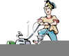 Free Mowing Clipart Image