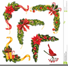 Christmas Corners Clipart Image