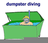 Dumpster Diving Clipart Image