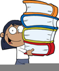 Free Clipart Of Library Books Image