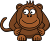 Monkey Hands Down Look Left.png Clip Art