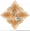 Pink Ribbon Cherub Clipart Image