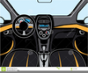 Free Clipart Person Driving Car Image