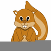 Free Cartoon Chipmunk Clipart Image