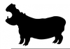 Silhouette Animal Clipart Image