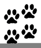 Clipart Cat Tracks Image