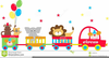 Circus Train Clipart Image