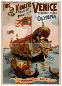 Imre Kiralfy S Gorgeous Production Of Venice, The Bride Of The Sea At Olympia Clip Art