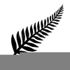 Clipart Fern Nz Silver Image