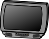 Small Flat Panel Lcd Television Clip Art