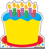 Birthday Cake Jpg Clipart Image