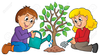 Garden Planting Clipart Image