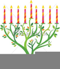 Hanukkah Menorah Clipart Image