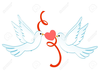 Two Doves Clipart Free Image