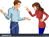 Arguing Family Clipart Image