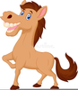 Horse Comic Clipart Image