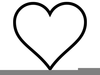 Clipart Outline Of Heart Image