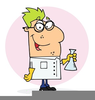 Scientist In Labcoat Clipart Image