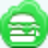 Free Green Cloud Hamburger Image