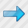 Icon Arrow Right Blue Image