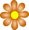 Orange Flower Clip Art