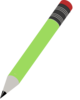 Pencil Green Grafit Clip Art