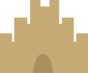 Plain Sand Castle Clip Art