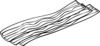 Bacon Clean Lines  Clip Art