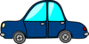 Blue Car Clip Art