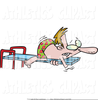 Man Diving Clipart Image