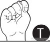 American Sign Language Clipart Image