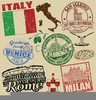 Travel Stamps Clipart Free Image