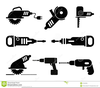 Power Tools Clipart Image