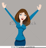 Arm Raised Clipart Image