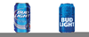 Bottle Of Budlight Clipart Image