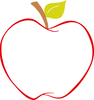 Clipart Image Of An Apple Image