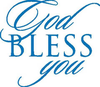 God Blessings Clipart Image