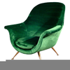 Green Velvet Armchair Image