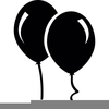 Balloon Clipart Black And White Free Image