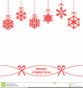 Free Christmas Snowflakes Clipart Image